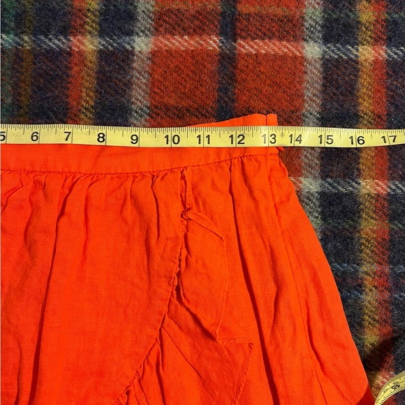 J. Crew Linen Ruffle-Hem Mini Skirt - Picture 8 of 11
